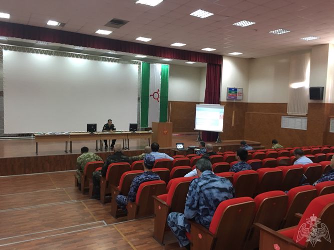 В Ингушетии завершились сборы с руководителями групп морально-психологического обеспечения территориального Управления Росгвардии