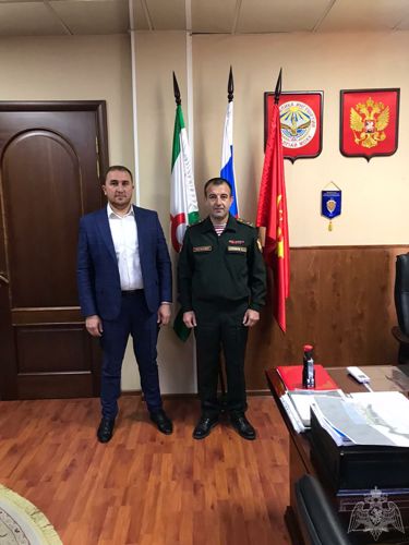 Представитель Росгвардии и глава столицы Ингушетии обсудили вопросы взаимодействия 