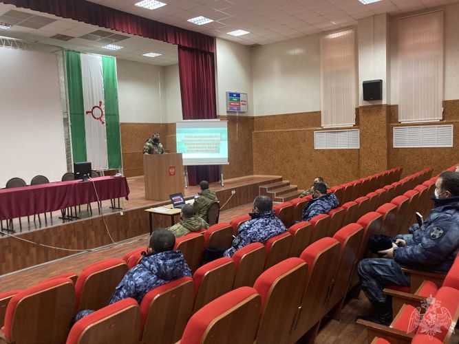 В Ингушетии завершился сбор руководителей групп морально-психологической подготовки подразделений территориального органа Росгвардии