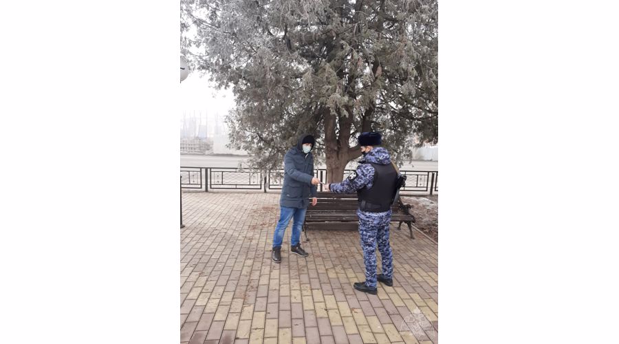 В Ингушетии росгвардейцы присоединились к акции "Безопасный Новый год"