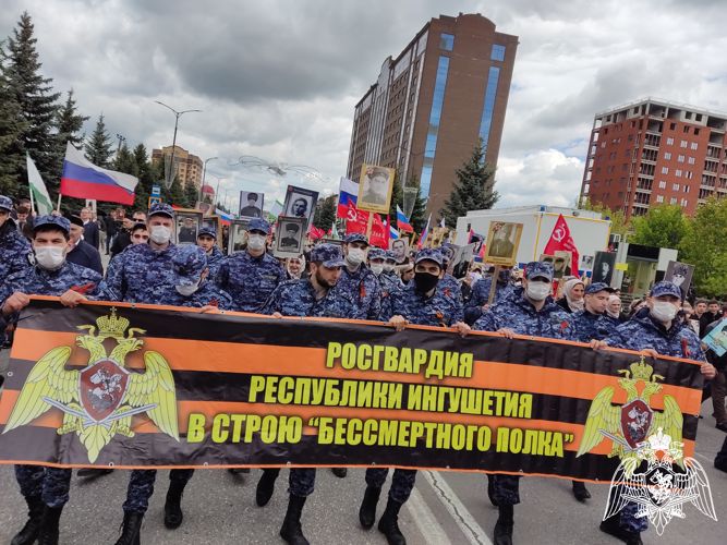 Росгвардейцы Ингушетии приняли участие в мероприятиях, посвященных Дню Победы