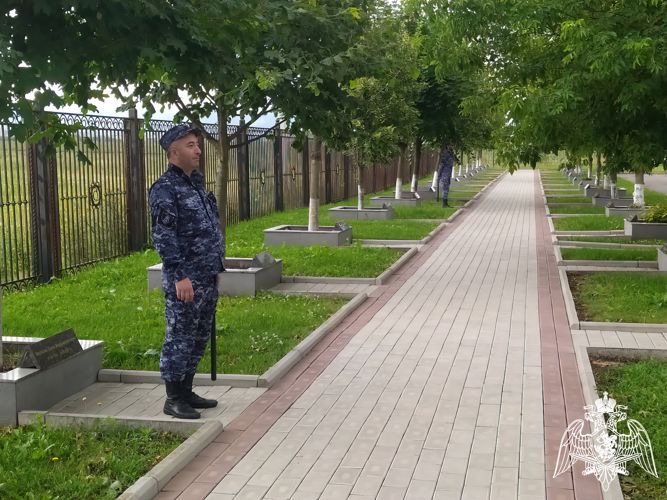 Росгвардейцы Ингушетии приняли участие в памятных мероприятиях 