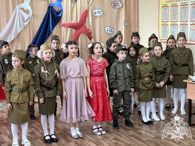 В Ингушетии образовательные учреждения Росгвардии отметили предстоящий День защитника Отечества