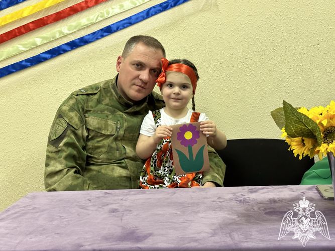 В детском саду Росгвардии в Ингушетии отметили Международный женский день