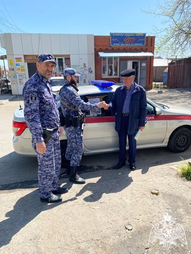 В Ингушетии росгвардейцы присоединились к Всероссийской патриотической акции «Георгиевская ленточка»