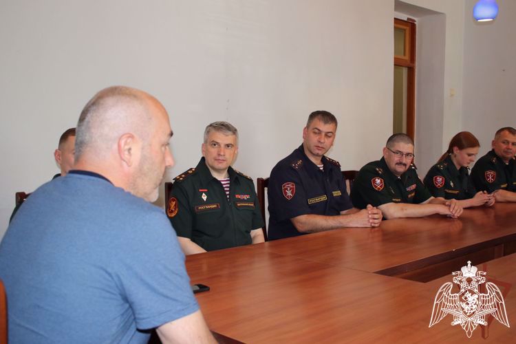 Сбор с начальниками пресс-служб проходит в Северо-Кавказском округе Росгвардии