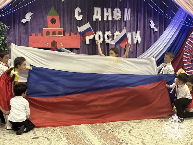 В Ингушетии учебные заведения Росгвардии присоединились к акции «Россия в сердце навсегда»
