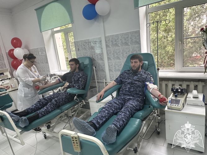 В Ингушетии росгвардейцы приняли участие в акции «От сердца к сердцу»