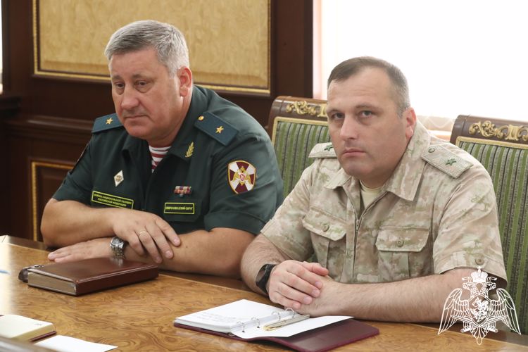 Первый заместитель командующего Северо-Кавказским округом Росгвардии встретился с Главой Ингушетии