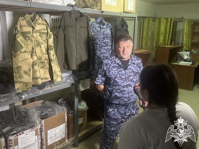 В Ингушетии журналисты регионального телеканала познакомились с деятельностью тылового подразделения Росгвардии