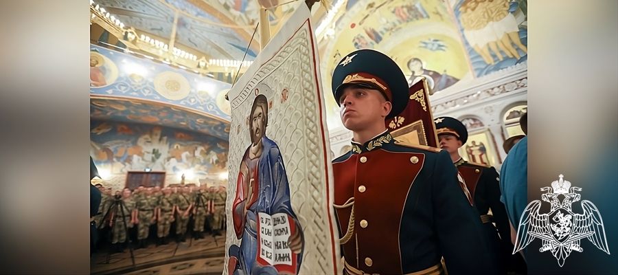 В День Крещения Руси в Главном храме Росгвардии прошло праздничное богослужение 