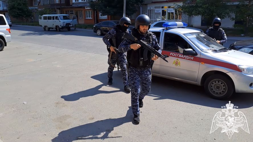 В Ингушетии прошли тактико-специальные занятия с участием Росгвардии