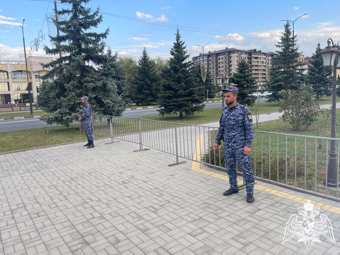 В Ингушетии росгвардейцы обеспечили правопорядок в период проведения крупных общественных мероприятий
