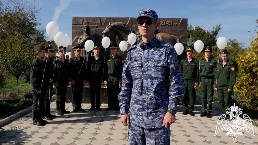 В Северо-Кавказском округе Росгвардии прошла патриотическая акция «Белые журавли. Памяти...»