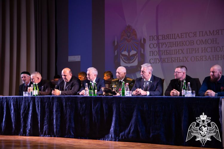 Памятный вечер с участием росгвардейцев прошел в Сунже