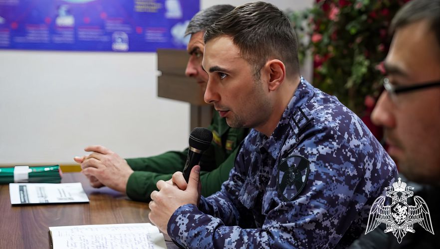 Росгвардейцы Ингушетии приняли участие в региональной патриотической акции