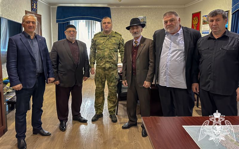 Начальник Управления Росгвардии по Республике Ингушетия встретился с ветеранами ОМОН