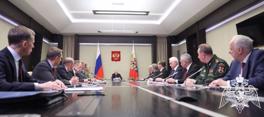 Генерал армии Виктор Золотов принял участие в совещании с членами совета безопасности, правительства и руководством силовых ведомств