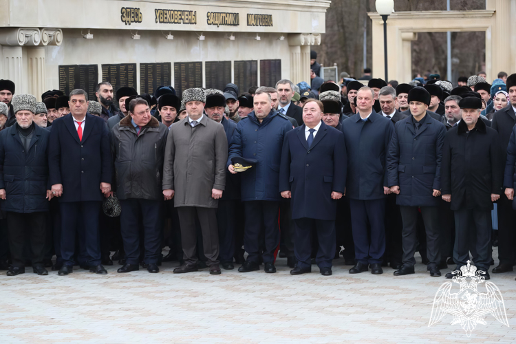 Начальник Управления Росгвардии по Республике Ингушетия  принял участие в памятных мероприятиях 
