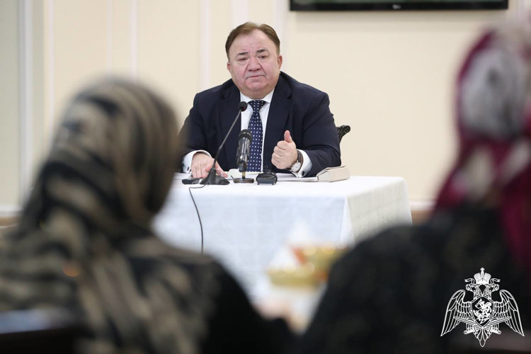 Представители Росгвардии приняли участие во встрече Главы Ингушетии с семьями погибших участников СВО
