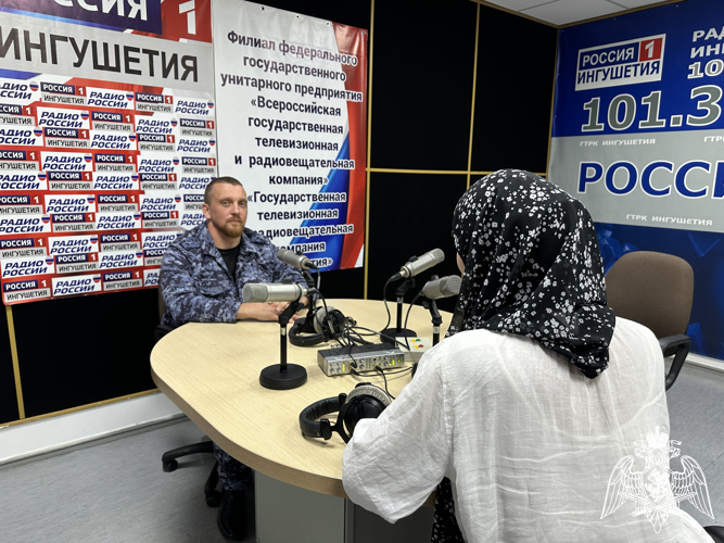 Ведомственная радиорубрика продолжается в Ингушетии