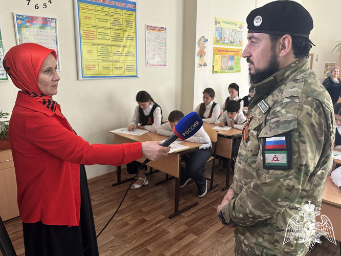 В Ингушетии росгвардейцы присоединились к Международной патриотической акции «Диктант Победы»