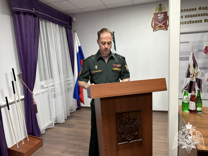 В Управлении Росгвардии по Республике Ингушетия подвели итоги служебно-боевой деятельности за полугодие