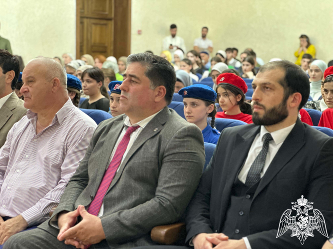 Председатель совета ветеранов территориального управления Росгвардии принял участие в торжественной церемонии в Сунже