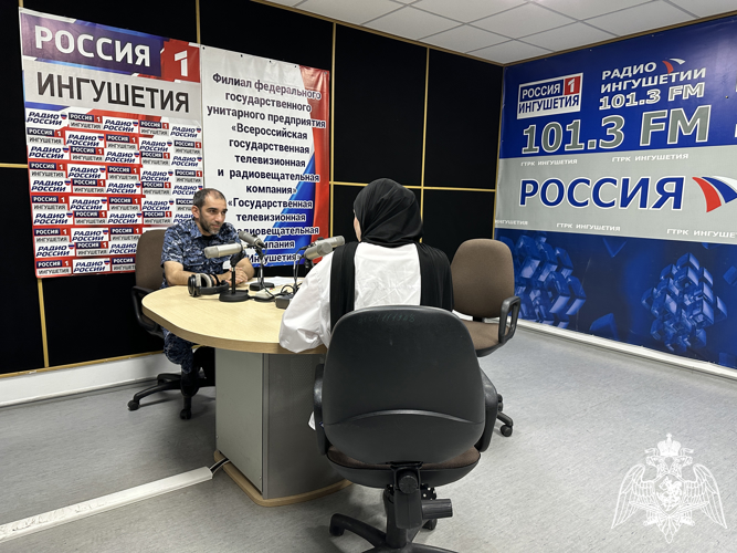 Очередной выпуск ведомственной радиорубрики «В эфире Росгвардия» состоялся в Ингушетии