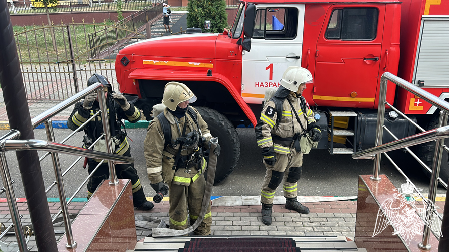 Проверка состояния пожарной безопасности ведомственного дошкольного учреждения Росгвардии прошла в Ингушетии