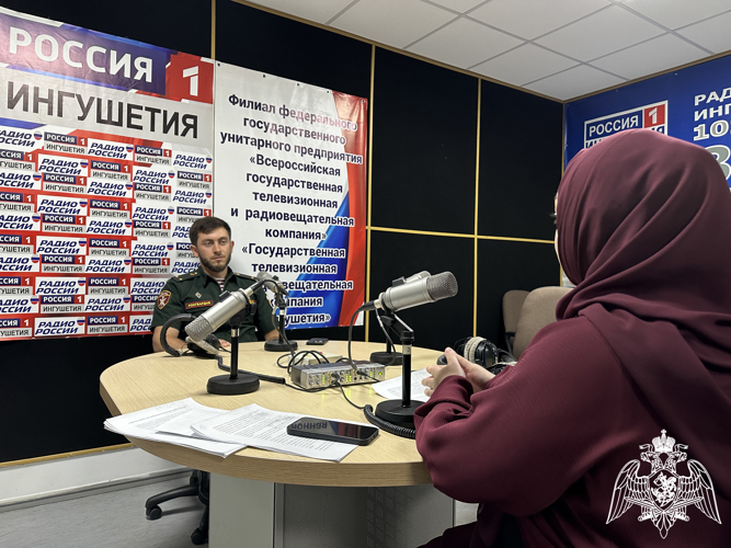 В Ингушетии продолжается ведомственная радиорубрика «В эфире Росгвардия»