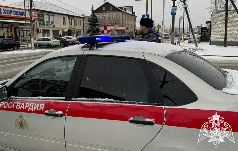 В Ингушетии росгвардейцы оказывают содействие в предупреждении дорожно-транспортных происшествий