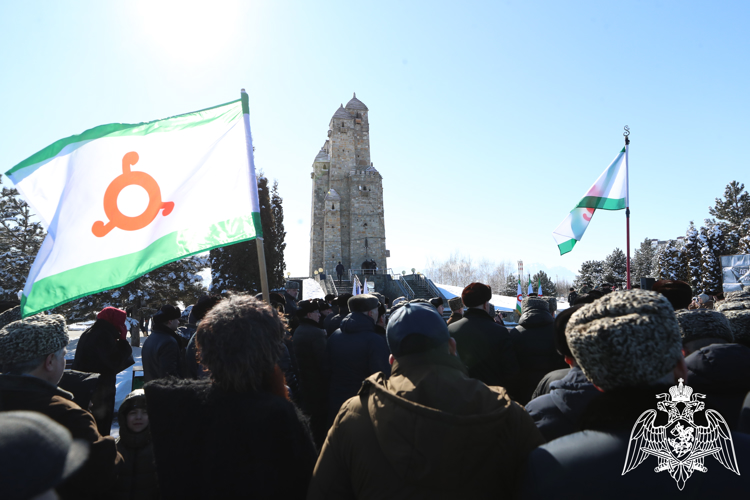 Начальник Управления Росгвардии по Республике Ингушетия принял участие в памятных мероприятиях 
