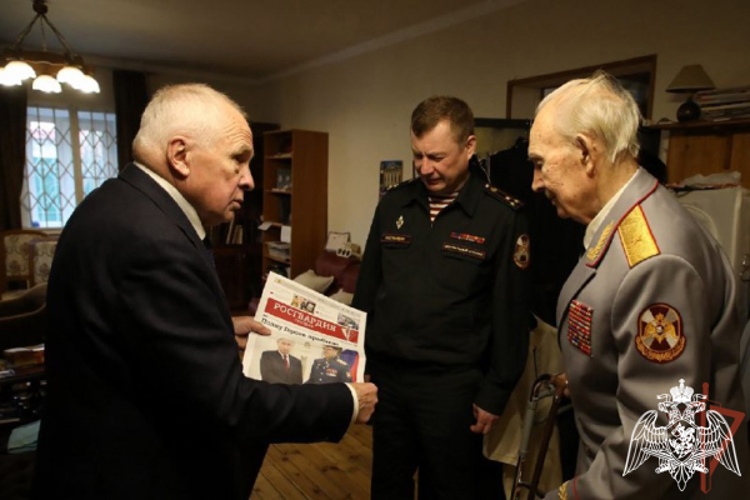 99-летний ветеран войск правопорядка удостоен медали «80 лет Победы в Великой Отечественной войне 1941 – 1945 гг.»