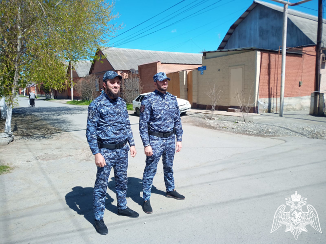 Росгвардейцы Ингушетии обеспечили общественную безопасность во время богослужений по случаю православного праздника