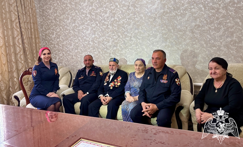 В преддверии Дня Великой Победы росгвардейцы навестили  труженика тыла в Ингушетии 