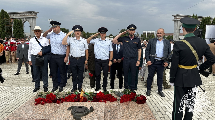 Росгвардейцы в Ингушетии приняла участие в мероприятиях, посвященных Дню солидарности в борьбе с терроризмом