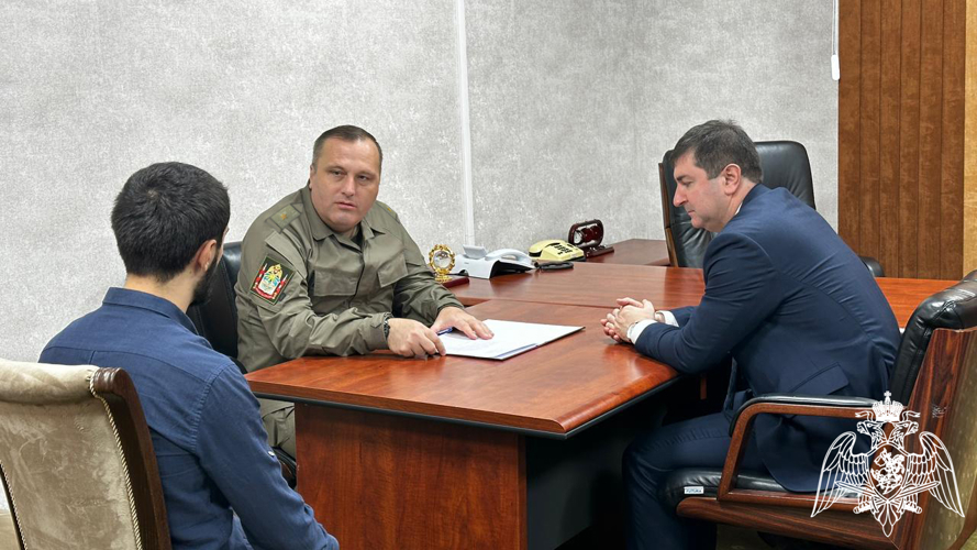 Начальник Управления Росгвардии по Республике Ингушетия провел прием граждан