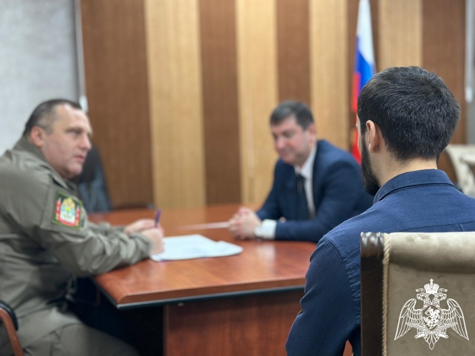 Начальник Управления Росгвардии по Республике Ингушетия провел прием граждан