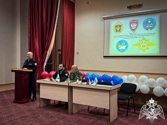 Росгвардейцы провели комплекс профориентационных мероприятий в школах Ингушетии