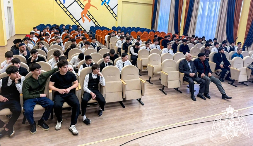 Росгвардейцы провели комплекс профориентационных мероприятий в школах Ингушетии