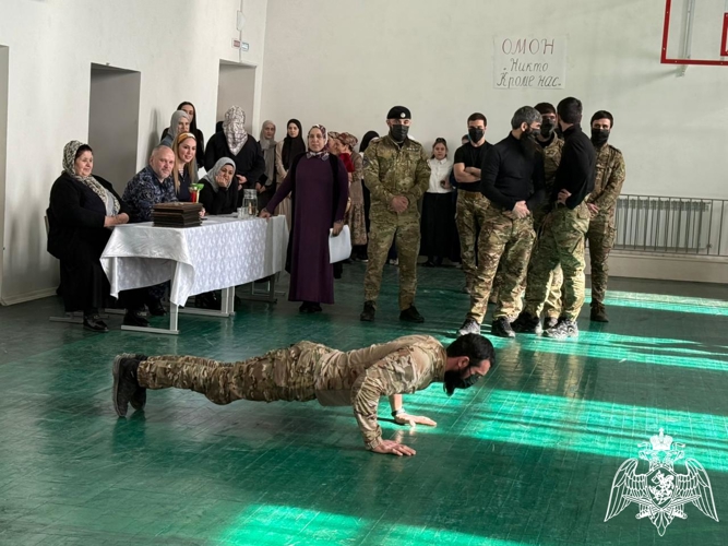 Росгвардейцы провели спортивное мероприятие для учащихся подшефной школы в Ингушетии