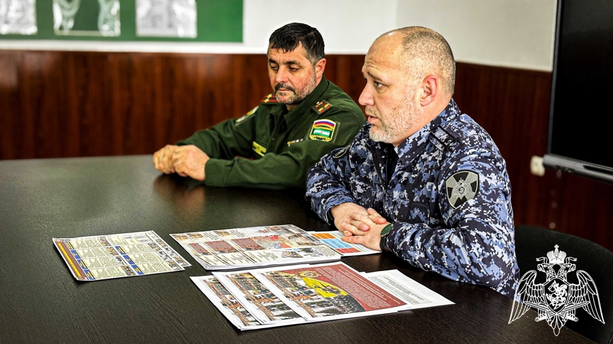 В Ингушетии росгвардейцы провели профориентационное мероприятие для кадет