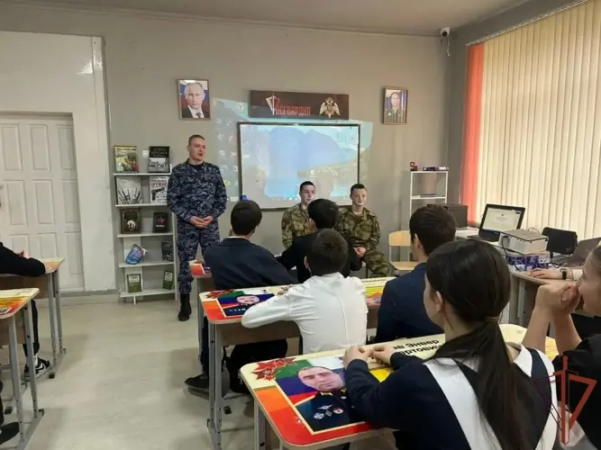 На Северном Кавказе росгвардейцы приняли участие в мероприятиях ко Дню защитника Отечества
