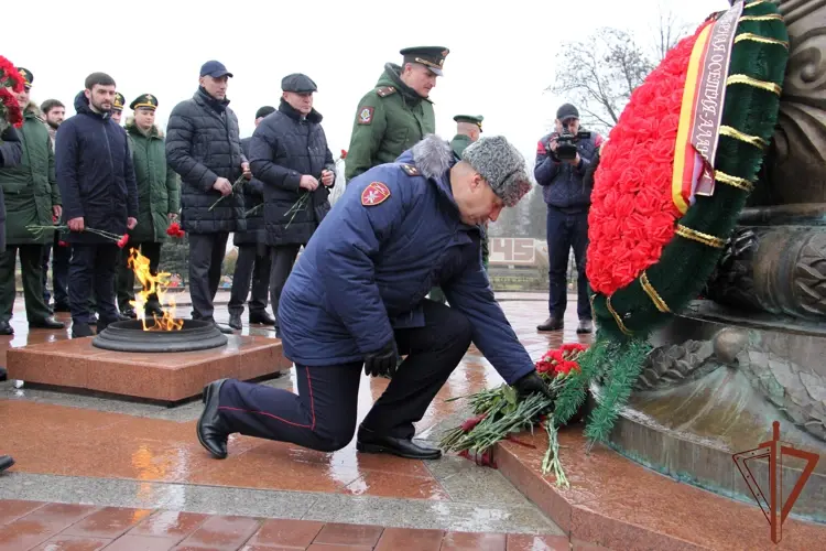На Северном Кавказе росгвардейцы приняли участие в мероприятиях ко Дню защитника Отечества
