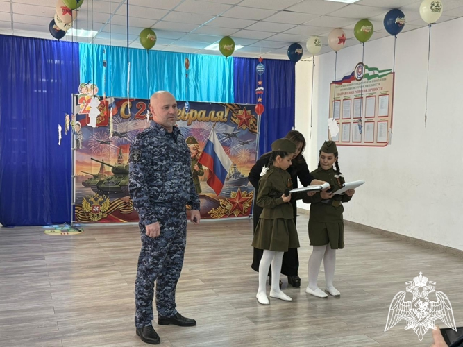В Ингушетии Росгвардейцы приняли участие в мероприятиях, приуроченных ко Дню защитника Отечества