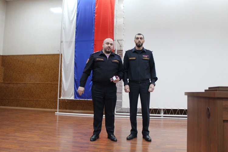 В Управлении Росгвардии по Республике Ингушетия отметили юбилей ведомств