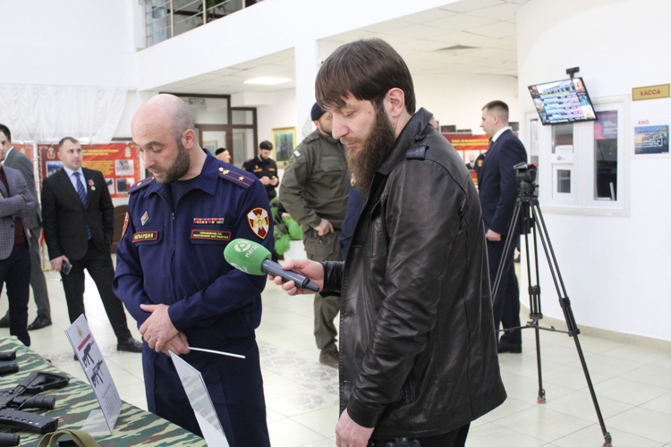 В Управлении Росгвардии по Республике Ингушетия отметили юбилей ведомств