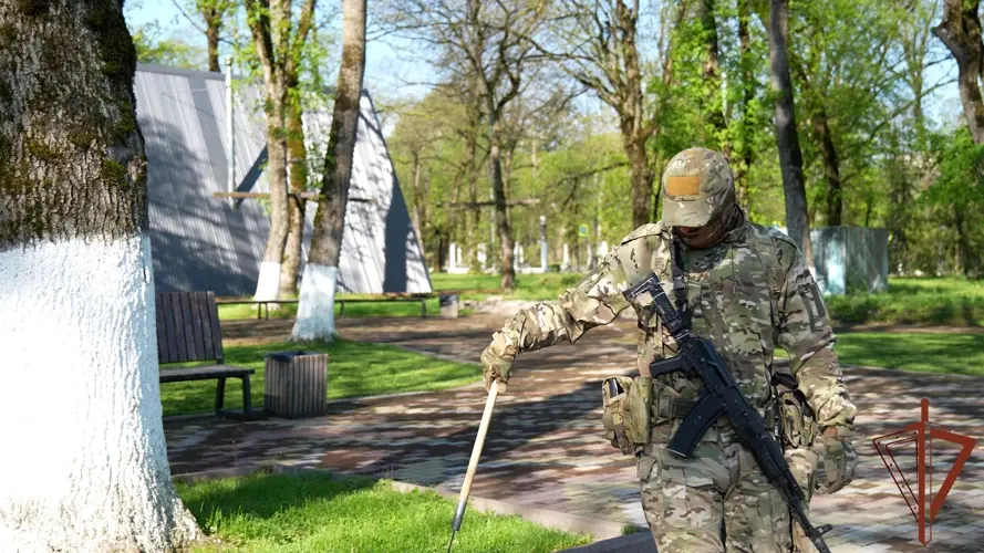 При участии Росгвардии на Северном Кавказе обеспечен правопорядок на День Победы