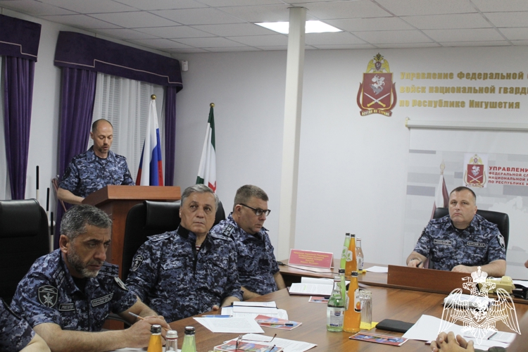 В Управлении Росгвардии по Республике Ингушетия подведены итоги служебно-боевой деятельности за первое полугодие 2026 года